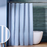Argos Home striped shower curtain blue white, imported from the UK