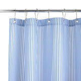 Argos Home striped shower curtain blue white, imported from the UK
