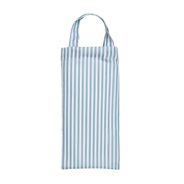 Argos Home striped shower curtain blue white, imported from the UK
