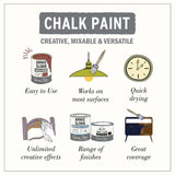Annie Sloan chalk paint Athenian Black 1L, imported from the UK