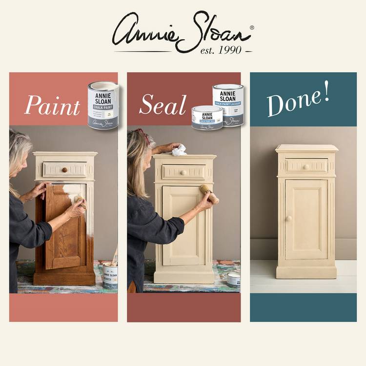 Annie Sloan chalk paint Athenian Black 1L, imported from the UK