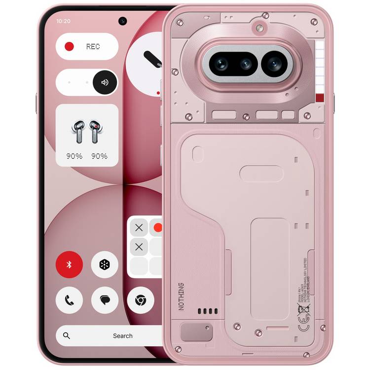 Nothing Phone 4a 5G 256GB pink smartphone, UK version