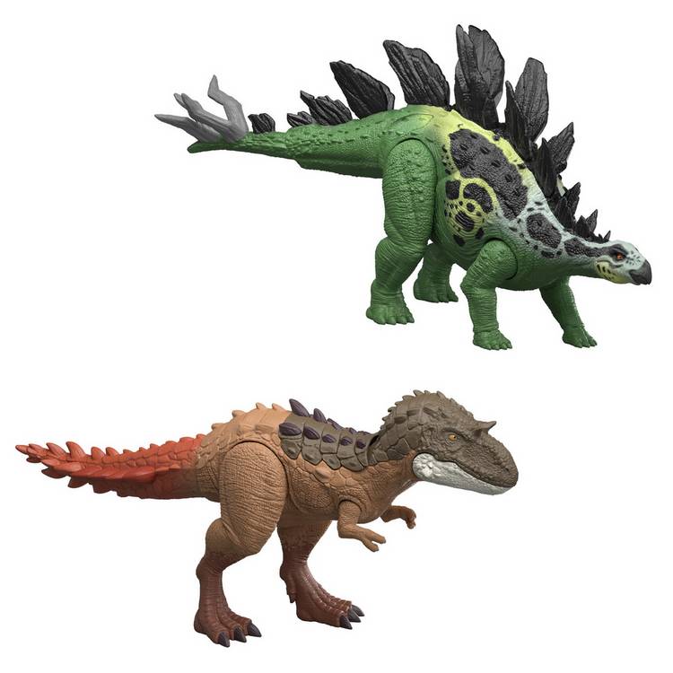 Jurassic World Gigantic Thrashers Stegosaurus dinosaur toy - British product