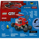 LEGO City Fire Engine toy 60482 with firefighter minifigure - British product