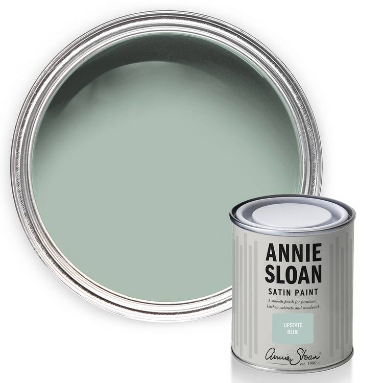 Annie Sloan multi surface satin paint Upstate Blue 750ml, UK version
