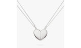 Argos Revere Sterling Silver Split Heart Magnetic Pendants 46cm- Buy online at McGrocer