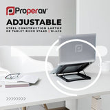 Proper AV foldable laptop stand adjustable, UK version