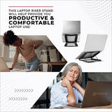 Proper AV foldable laptop stand adjustable, UK version