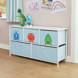 Liberty House Toys dinosaur storage unit blue, imported from the UK