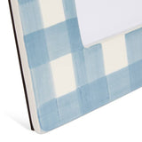Argos Home blue gingham ceramic picture frame 5x7 inches, UK version
