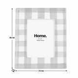 Argos Home blue gingham ceramic picture frame 5x7 inches, UK version