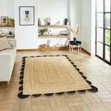 Argos Think Rugs Savannah Natural Jute Flatweave Rug - 120x170 cm- Buy online at McGrocer