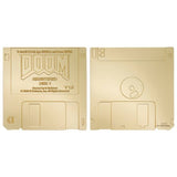 Fanattik DOOM floppy disk replica limited edition gold (British brand)