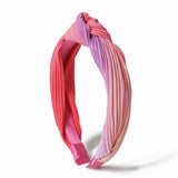 Flitzy knotted headband in pink and purple tones (British brand)