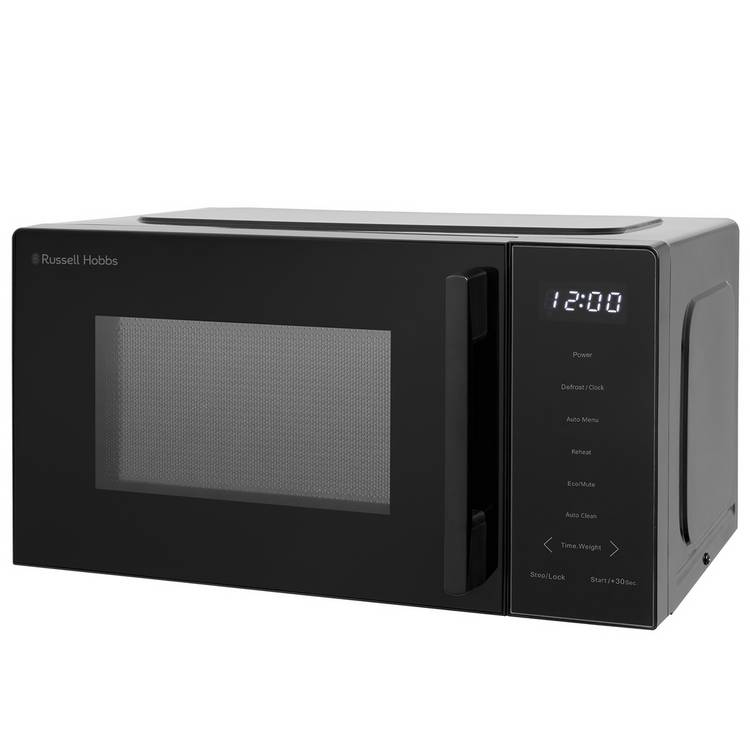 Russell Hobbs black microwave 20L - British product