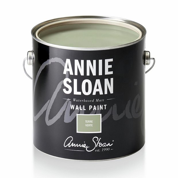 Annie Sloan waterbased matt wall paint Terre Verte 2.5L, UK version