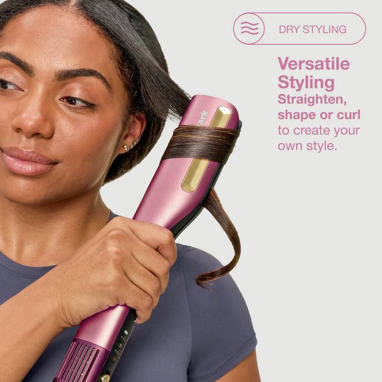 Shark SilkiPro straightener and dryer Rose Petal - British product
