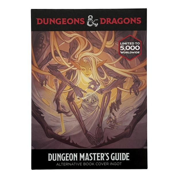 Dungeons & Dragons alternate cover collectible ingot, imported from the UK
