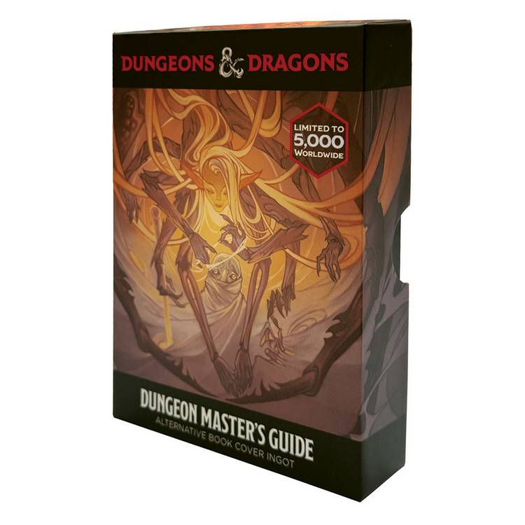 Dungeons & Dragons alternate cover collectible ingot, imported from the UK