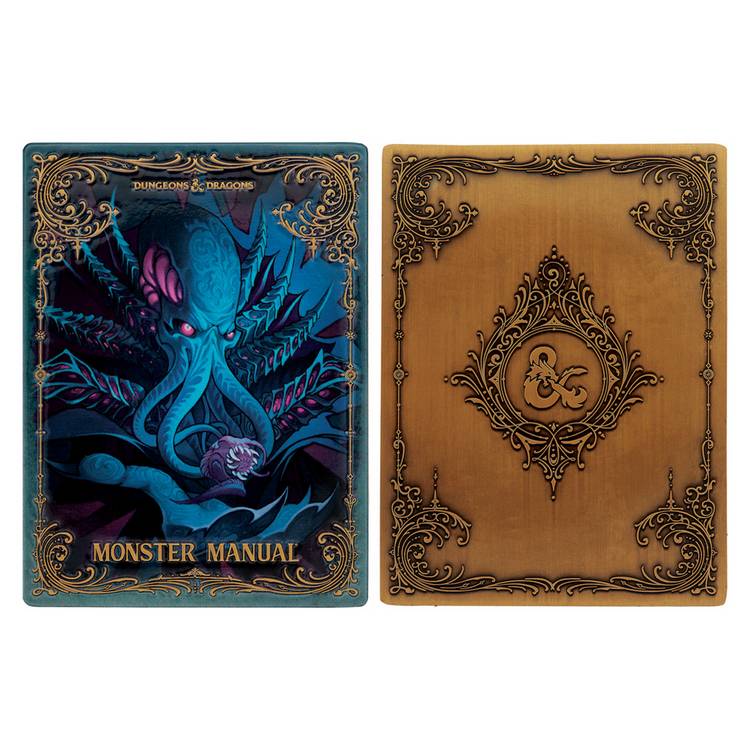 Dungeons & Dragons alternate cover ingot collectible, imported from the UK