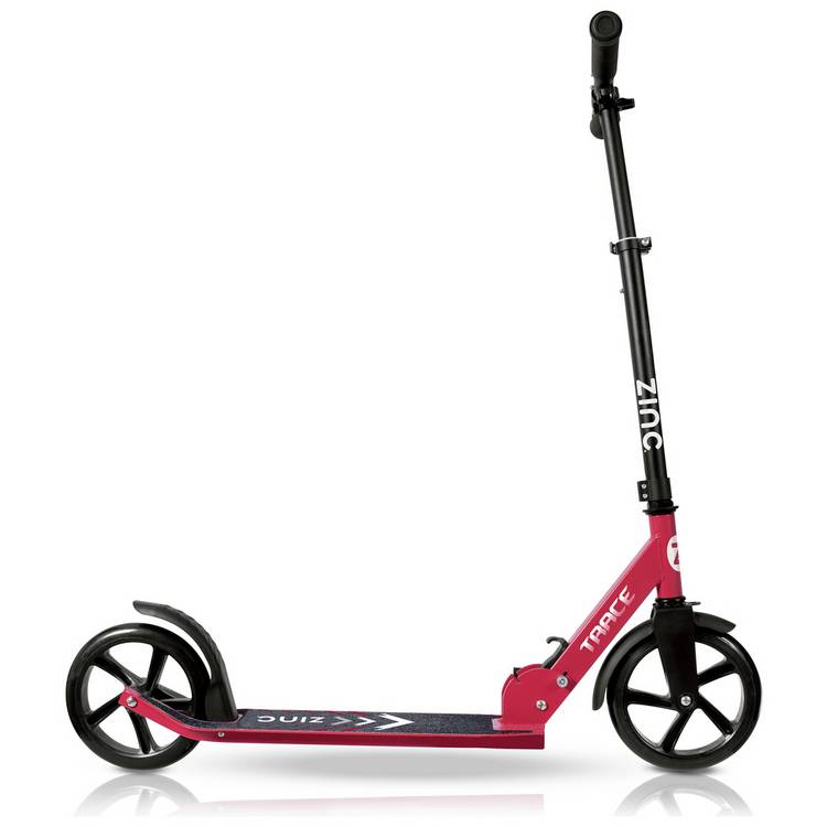 Zinc Trace foldable big wheel scooter red (British brand)