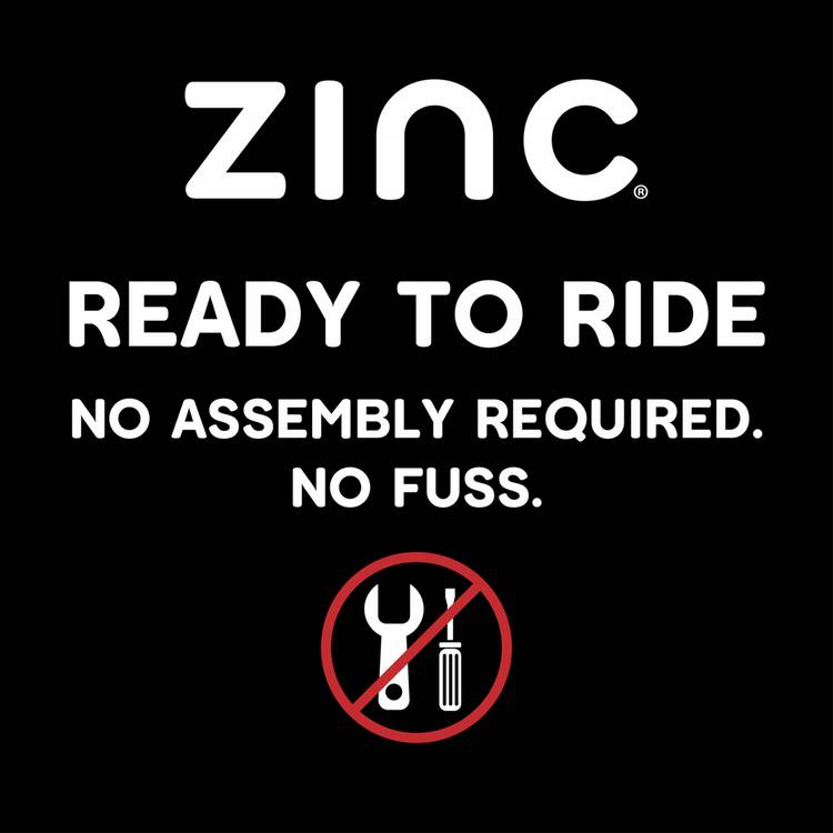 Zinc Trace foldable big wheel scooter red (British brand)