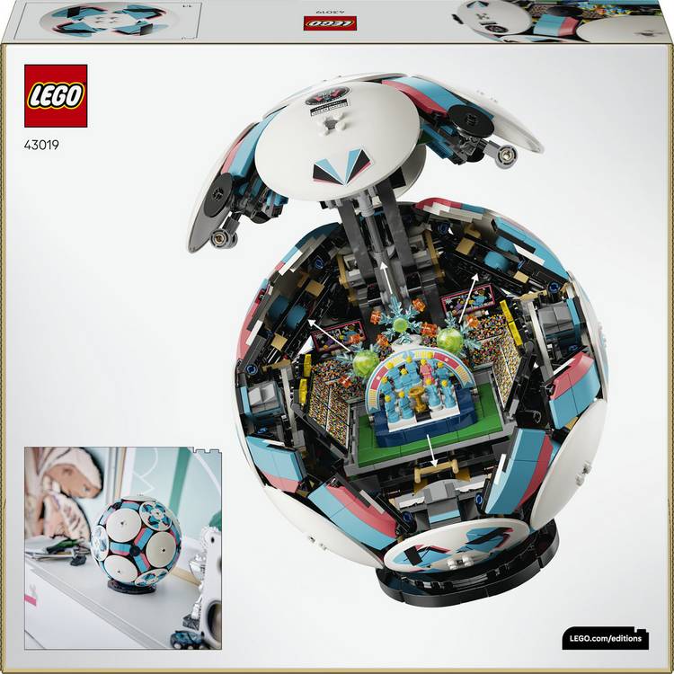 LEGO Editions Football 3D display model 1498-piece - British product