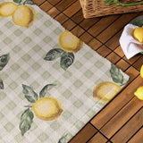 Furn lemons sage green outdoor rug 120x170cm (British brand)