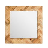 Habitat herringbone square wall mirror 60x60cm, UK version