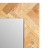 Habitat herringbone square wall mirror 60x60cm, UK version