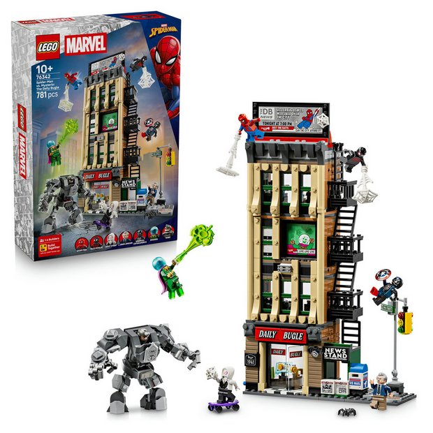 LEGO Marvel Daily Bugle building set 76342, imported from the UK