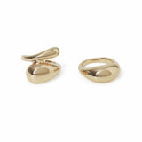 Argos Freedom 2 Pack Gold Tone Smooth Rings - Medium- Buy online at McGrocer