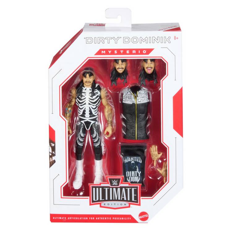 WWE Ultimate Edition Dominik Mysterio figure 6 inch, imported from the UK
