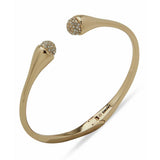 DKNY gold tone pave cuff bracelet 5.7cm, UK version