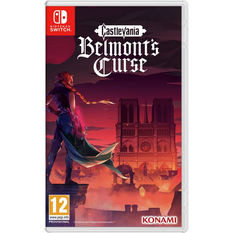 Castlevania Belmont's Curse Midnight Edition Nintendo Switch game, imported from the UK