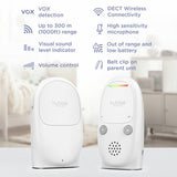 Hubble HB100 audio baby monitor with digital wireless technology, imported from the UK