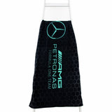 Mercedes AMG Petronas F1 beach towel black teal, UK version