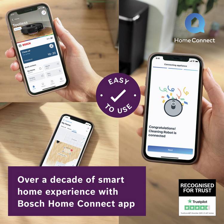 Bosch Spotless Max wet and dry robot vacuum (British brand)