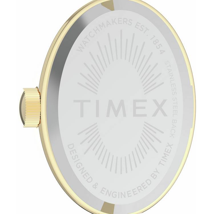 Timex Cavatina watch white dial stainless steel bangle, UK version
