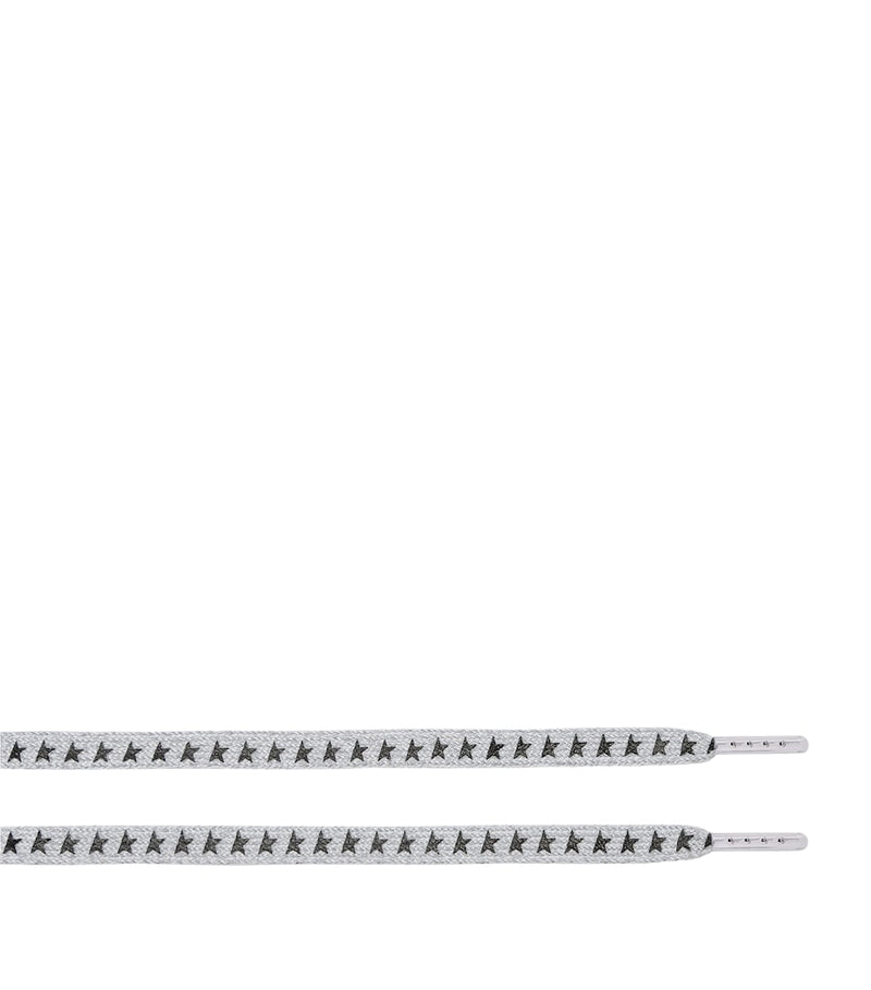 Golden Goose star print fabric laces for sneakers (British brand)