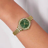 Radley watch green dial gold plated bracelet 28mm (British brand)