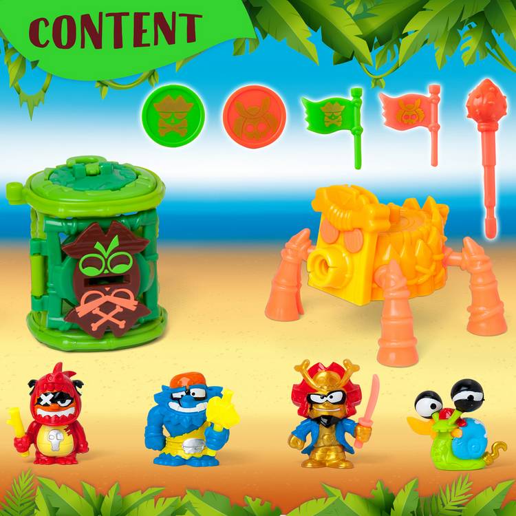 Piratix Crazy Jungle Captain Pack playset, UK version