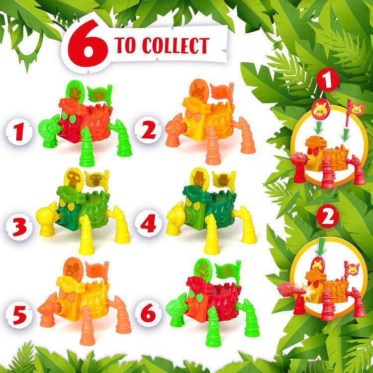 Piratix Crazy Jungle Captain Pack playset, UK version