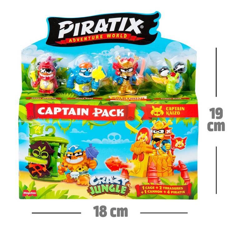 Piratix Crazy Jungle Captain Pack playset, UK version