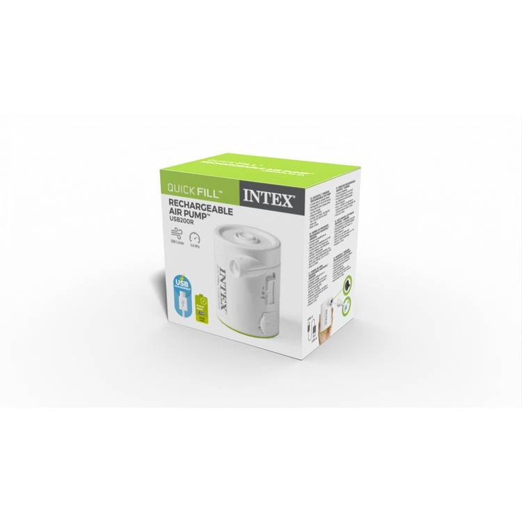 Intex QuickFill USB200R rechargeable air pump - British product