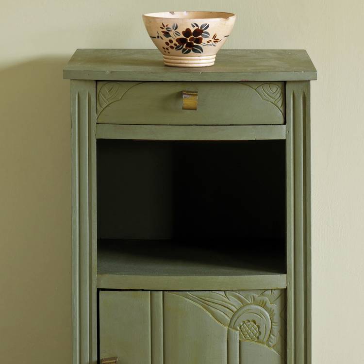 Annie Sloan chalk paint Olive 1L for furniture (British brand)