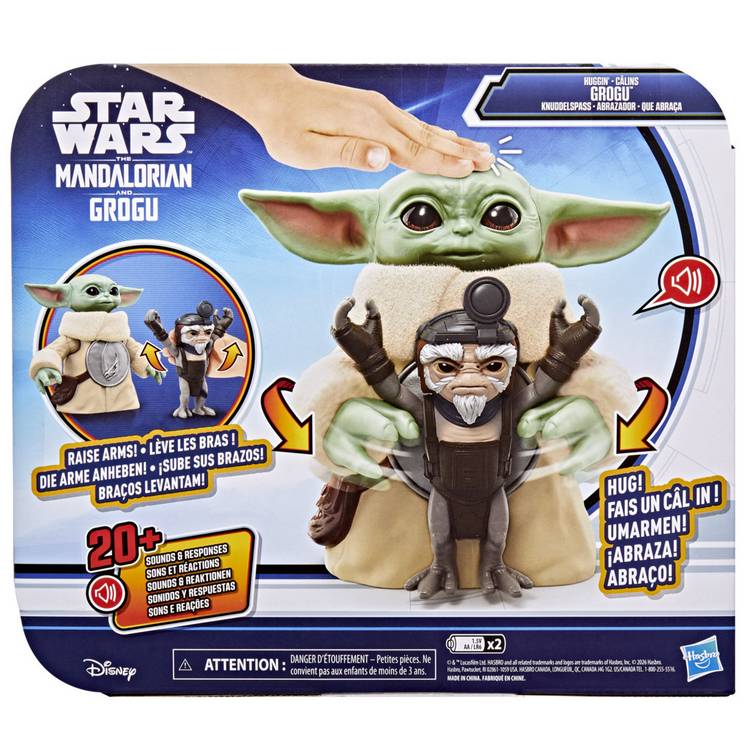 Star Wars Huggin' Grogu figure 6.5 inches (British brand)