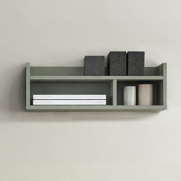 Furniture To Go Arundel floating shelf green 70cm (British brand)