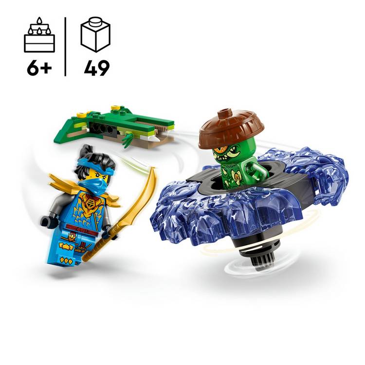 LEGO NINJAGO Nya vs Mutation Monster spinner toy - British product