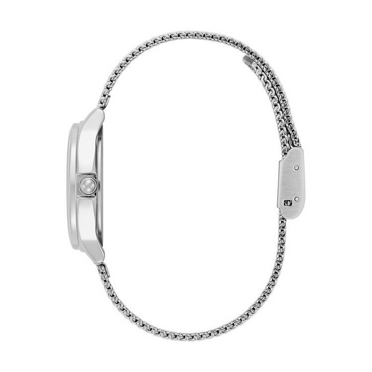 Olivia Burton silver mesh watch 30mm (British brand)